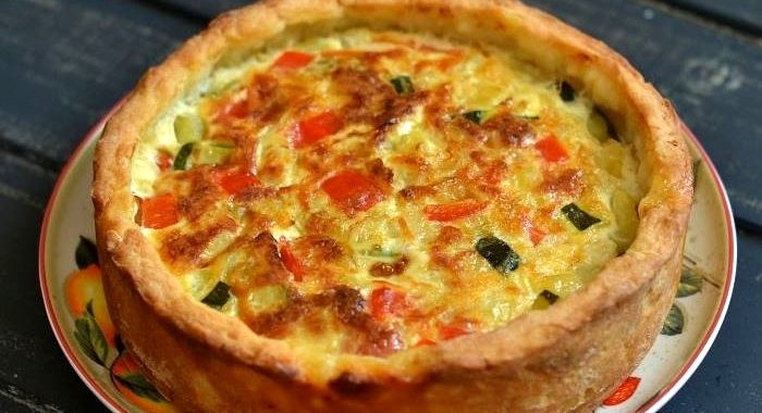 Пирог из картофельного теста
