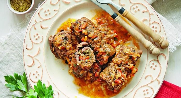 Мясные рулеты