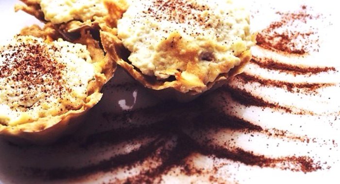 Овсяно-творожные кексы с яблоком