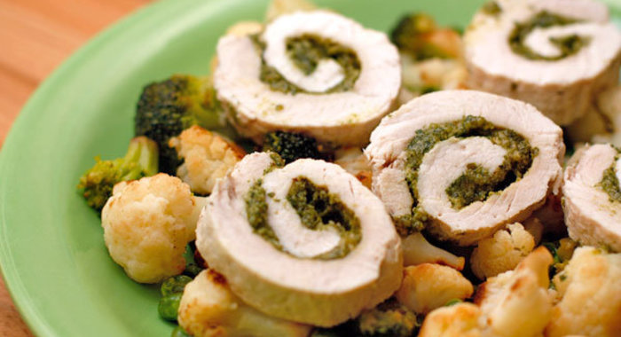 Рулетики из индейки