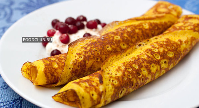 Тыквенные блины на дрожжах