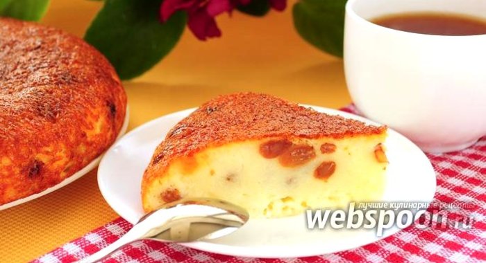 Творожная запеканка в мультиварке