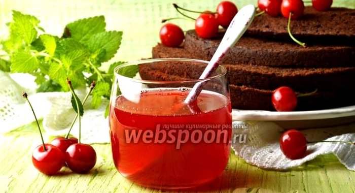 Вишнёвая пропитка для торта