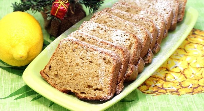 Рождественский лимонный кекс