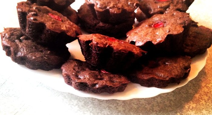 Кексы с кусочками шоколада