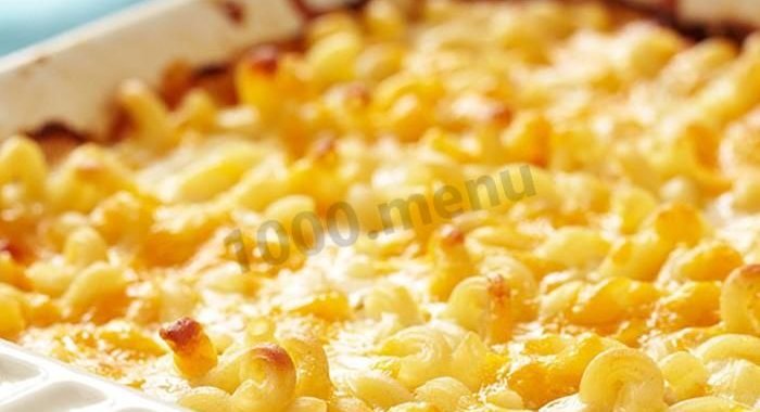 Запеканка из макарон с яйцом в духовке