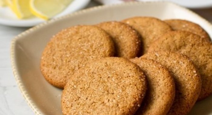 Постное песочное печенье