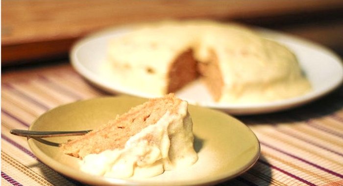 Вегетарианский морковный торт