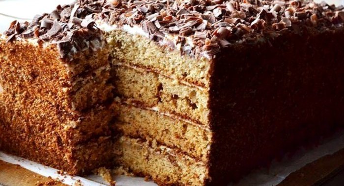 Бисквитный «Медовик» без масла