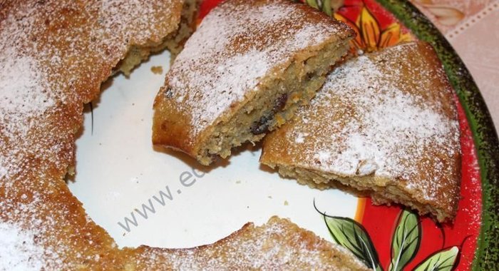 Овсяный кекс с курагой