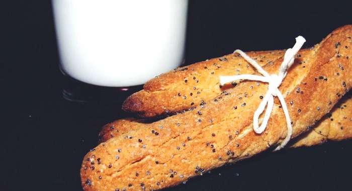 Песочное печенье с маком