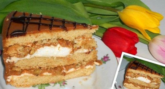 Торт «Сникерс»