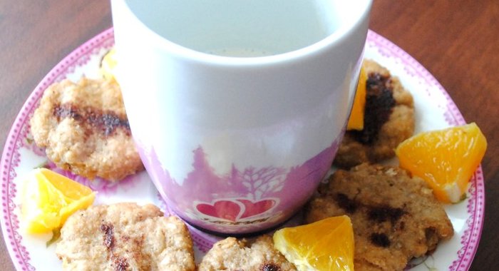 Творожно–банановое печенье