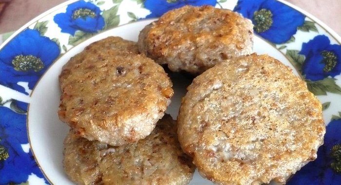 Постные картофельно-гречневые котлеты