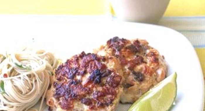 Котлеты из лосося по-азиатски