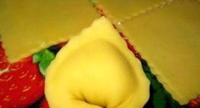 Вареники с салом и сырой картошкой