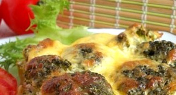 Брокколи с яйцом в духовке