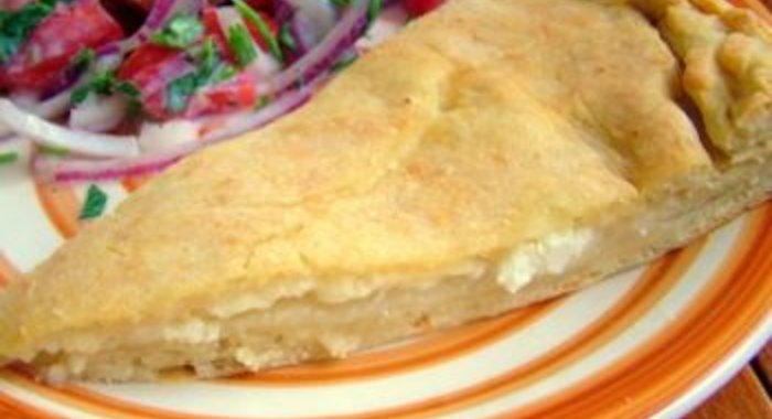 Пирог с рассольными сырами Ленивый хачапури