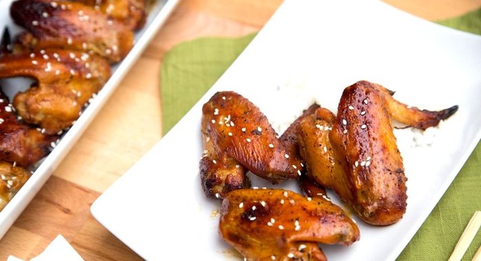 Куриные крылышки в глазури