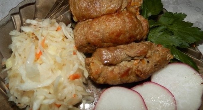 Мясные рулетики
