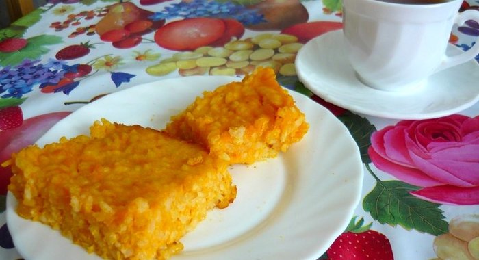 Запеканка из тыквы