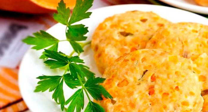 Куриные котлеты с тыквой