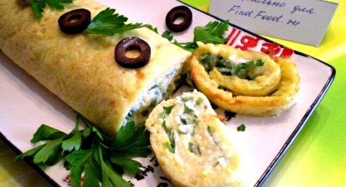 Рулет из кабачков