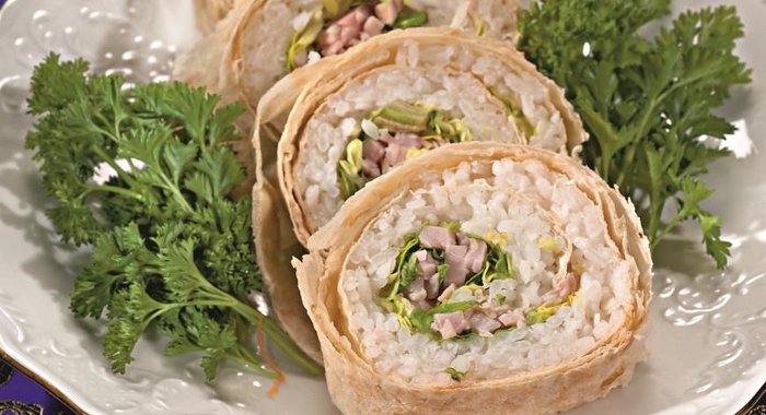 Рулет с рисом