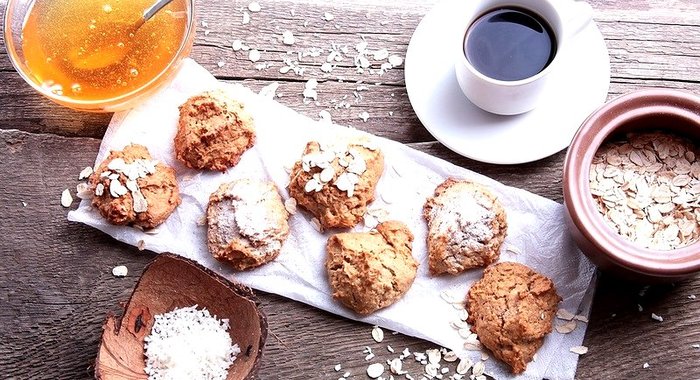 Овсяное печенье с кокосовой стружкой