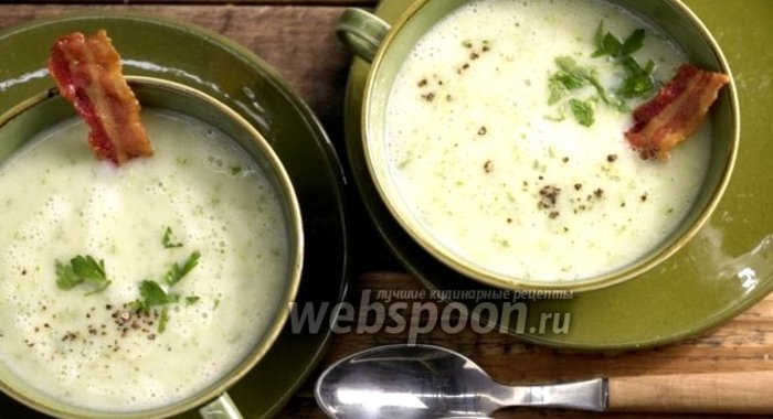 Картофельный суп-пюре с копченостями