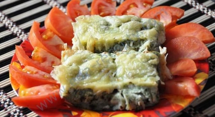 Блины с начинкой из шампиньонов