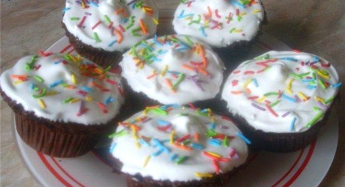 Пасхальные бананово-шоколадные кексики