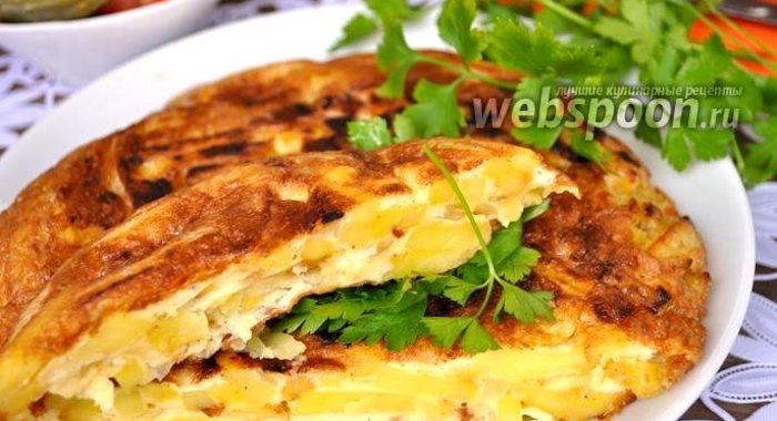 Омлет картофельный