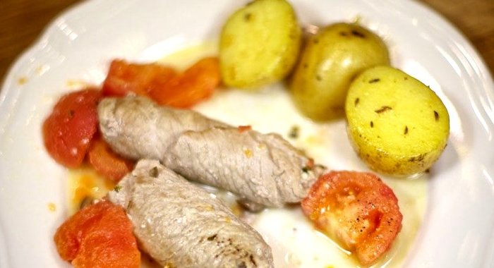 Рулетики из телятины