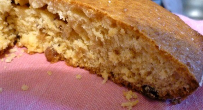 Кекс с изюмом на кефире