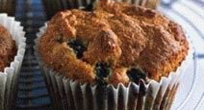 Кексы с черникой