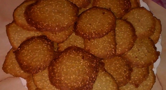 Печенье с кунжутом