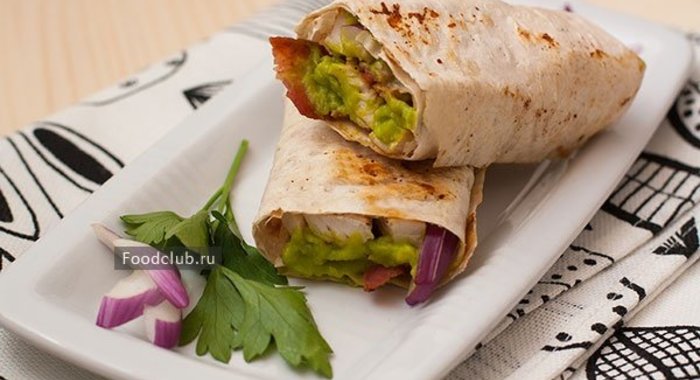 Рулеты из лаваша с курицей