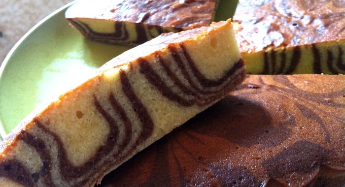 Двухцветный кекс