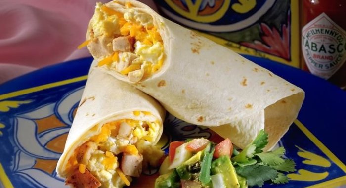 Скрэмбл с тортильей