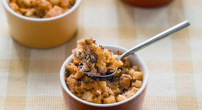 Мини-запеканки с горбушей