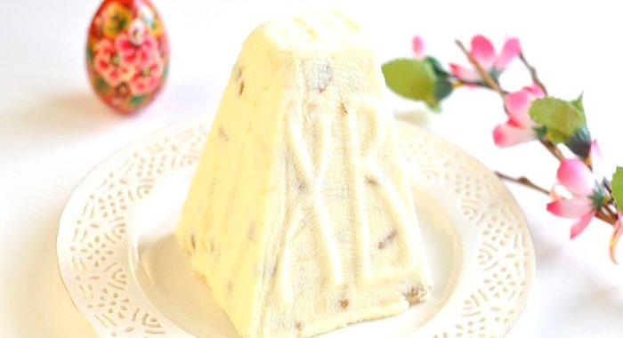 Пасха со сливками без яиц