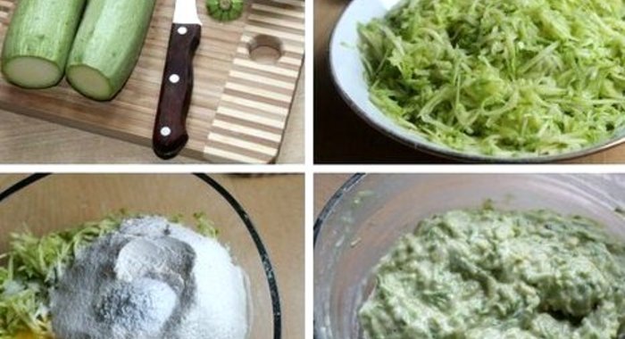 Кабачковый рулет с грибами