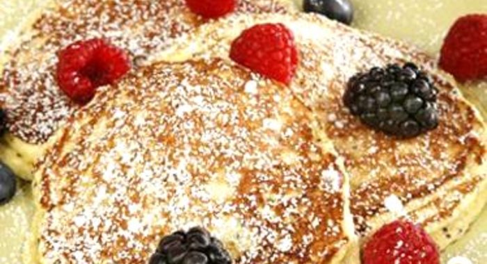 Блины с лимоном и рикоттой