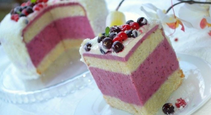 Торт-мусс «Смородиновое настроение»