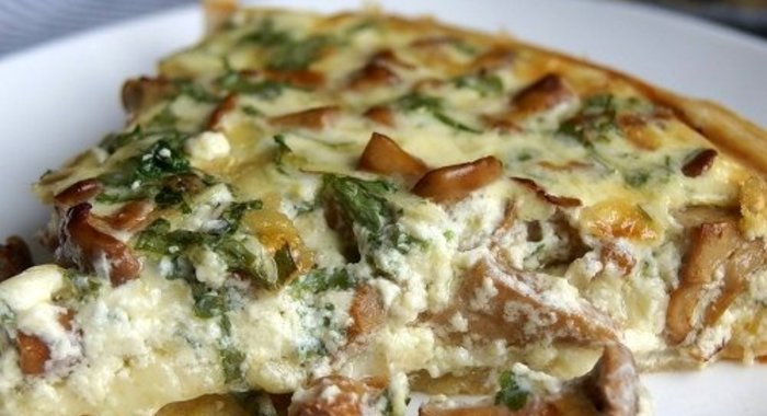 Запеканка с лисичками