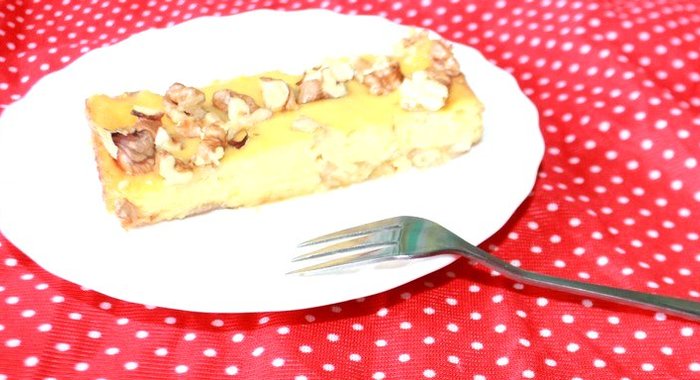 Творожно - банановая запеканка