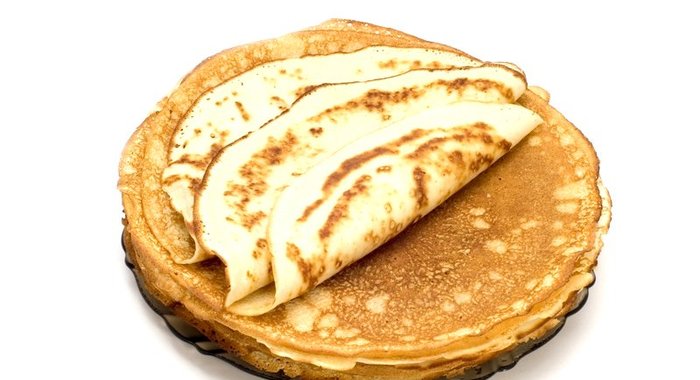 Блины с селедкой