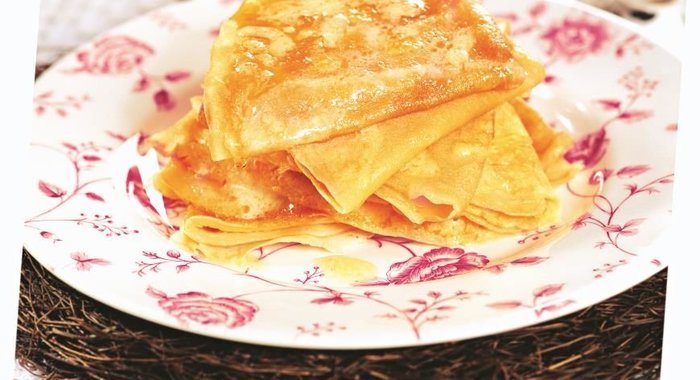 Блины кружевные в пенке