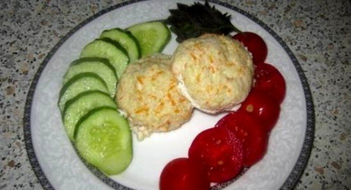 Куриные котлеты с кабачками